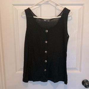 SHEIN Tank w/ button detail